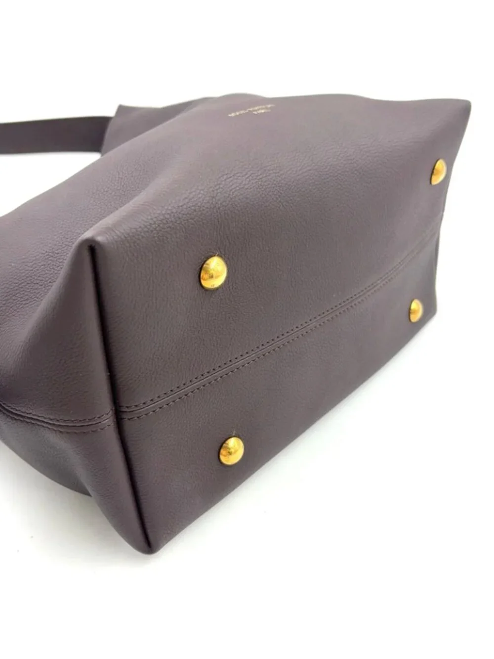 Louis Vuitton Lowkey Hobo MM Gray Leather Dark Brown Gold